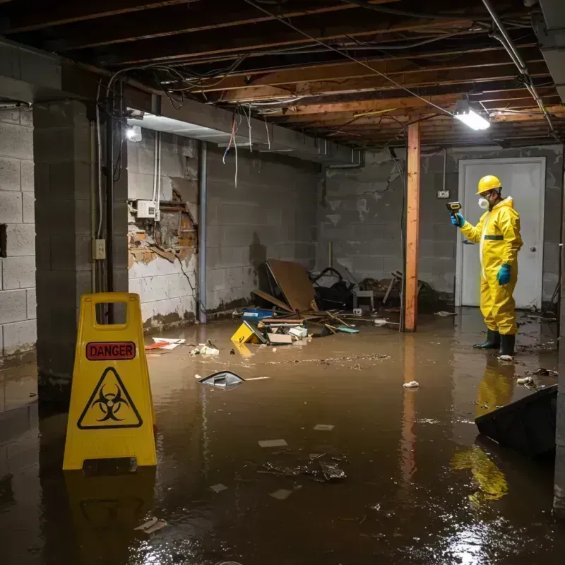 Flooded Basement Electrical Hazard in Mountain Lodge Park, NY Property